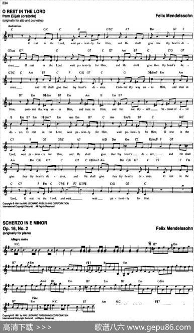 TheRealLittleClassicalFakeBook（P221-240）