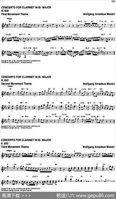 TheRealLittleClassicalFakeBook（P221-240）