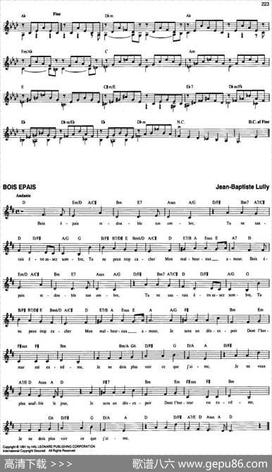TheRealLittleClassicalFakeBook（P221-240）