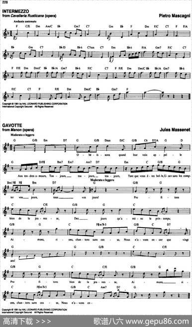 TheRealLittleClassicalFakeBook（P221-240）