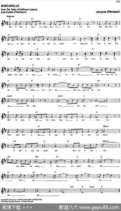 TheRealLittleClassicalFakeBook（P261-280）
