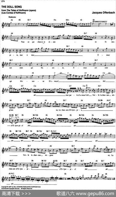 TheRealLittleClassicalFakeBook（P261-280）