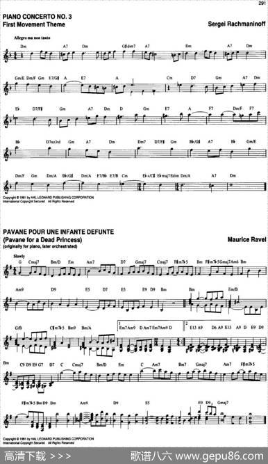 TheRealLittleClassicalFakeBook（P281-300）