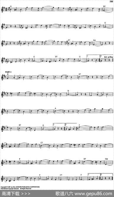 TheRealLittleClassicalFakeBook（P281-300）