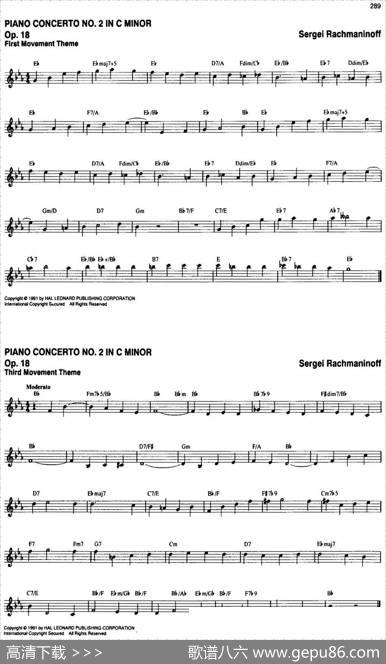 TheRealLittleClassicalFakeBook（P281-300）