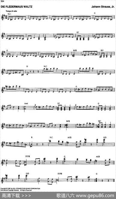 TheRealLittleClassicalFakeBook（P321-340）