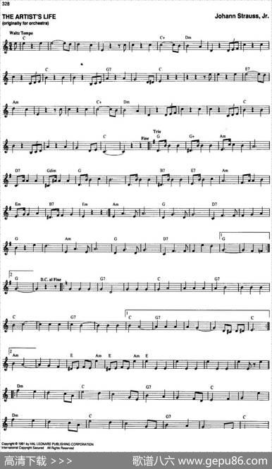 TheRealLittleClassicalFakeBook（P321-340）