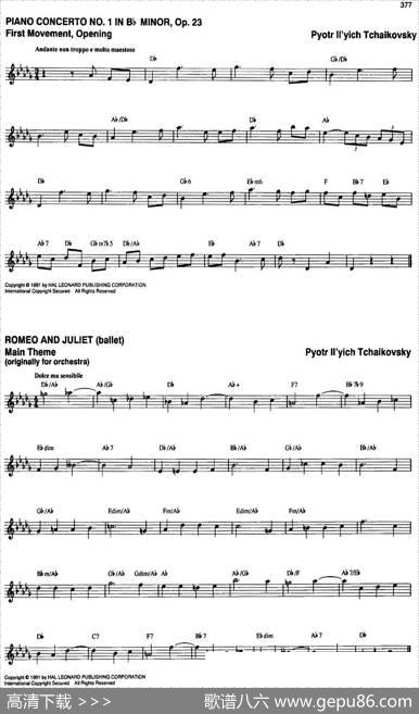 TheRealLittleClassicalFakeBook（P361-380）