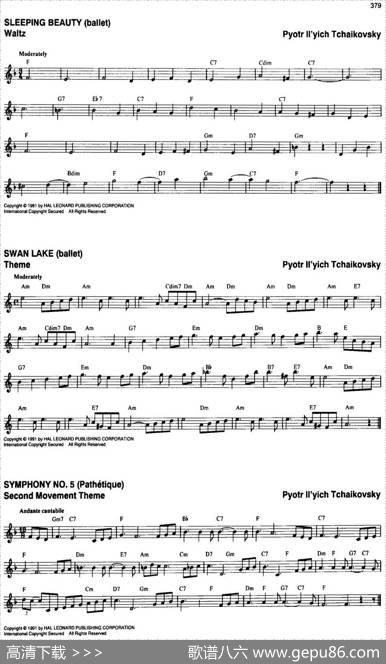 TheRealLittleClassicalFakeBook（P361-380）