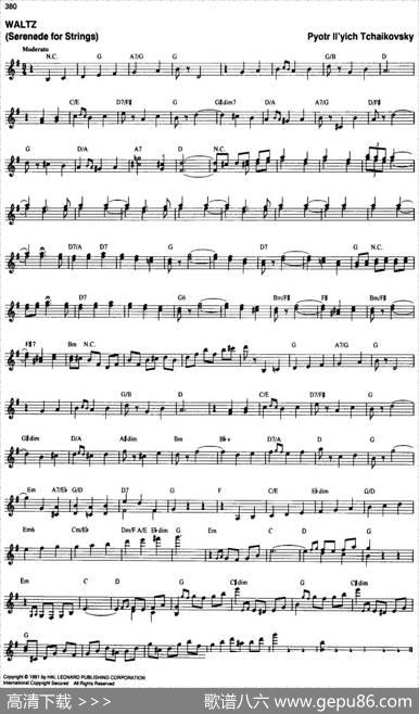 TheRealLittleClassicalFakeBook（P361-380）