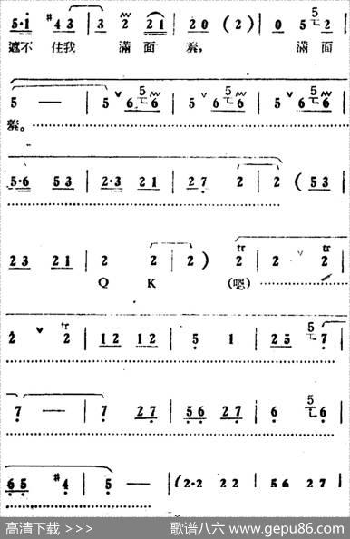 人也留来地也留（电影版《朝阳沟》选段、银环唱段、画外伴唱）