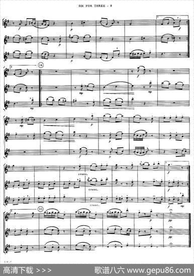 sixforthree（次中音三重奏总谱）