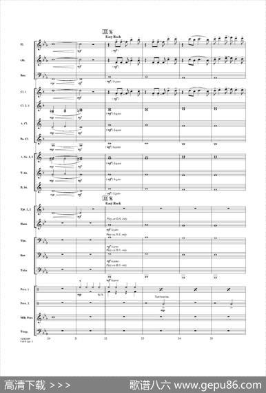 Letitgo（《冰雪奇缘》主题曲）（交响管乐总谱）