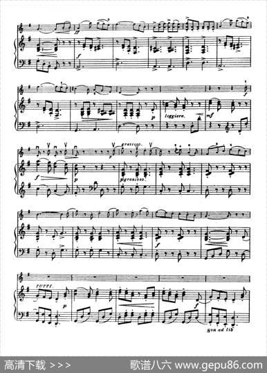 G大调学生协奏曲（塞茨作品第13号）|塞茨