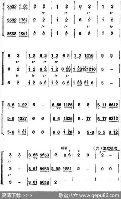 江南丝竹乐曲：春江花月夜（二胡+箫+二胡）