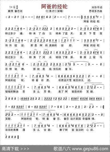 阿爸的经轮 - 刘华平|思塔多杰