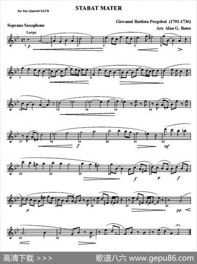STABATMATER（四重奏）