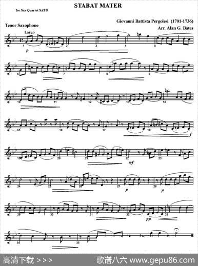 STABATMATER（四重奏）