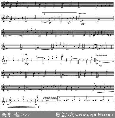 SAXOPHOBIA（四重奏·高音萨克斯分谱）