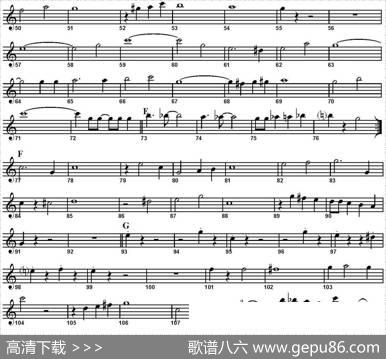 HighSociety（四重奏·上低音萨克斯分谱）