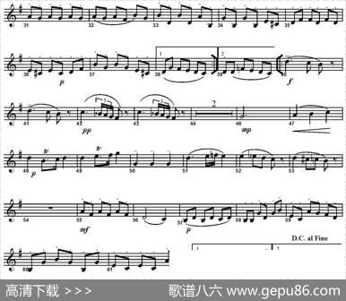 MENUETTOfromStringQuartetNo.17（四重奏·高音萨克斯分谱）