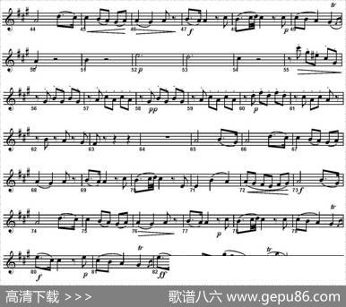 SINFONIAPart2.Andante（四重奏·中音萨克斯分谱）