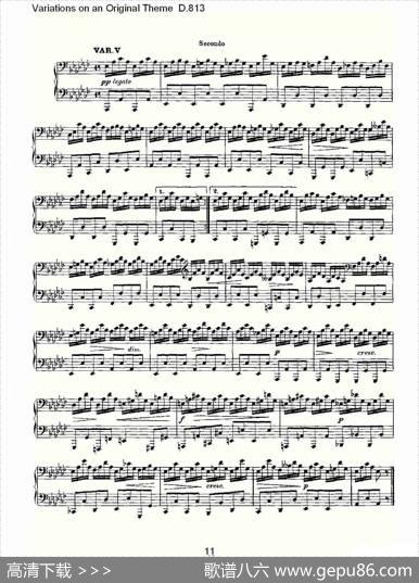 VariationsonanOriginalThemeD.813（原生态主题变鸣曲D.）