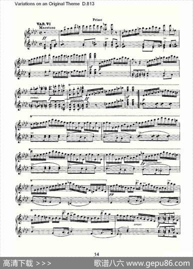 VariationsonanOriginalThemeD.813（原生态主题变鸣曲D.）