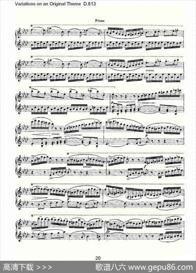 VariationsonanOriginalThemeD.813（原生态主题变鸣曲D.）