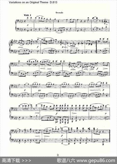 VariationsonanOriginalThemeD.813（原生态主题变鸣曲D.）