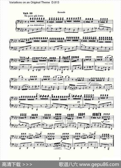VariationsonanOriginalThemeD.813（原生态主题变鸣曲D.）