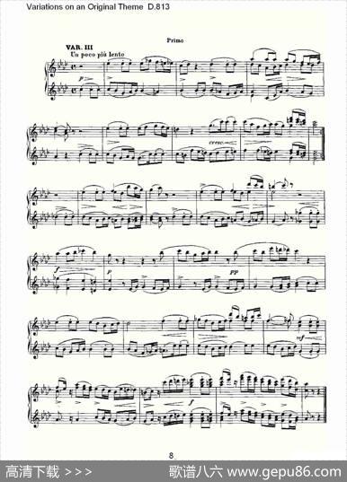 VariationsonanOriginalThemeD.813（原生态主题变鸣曲D.）