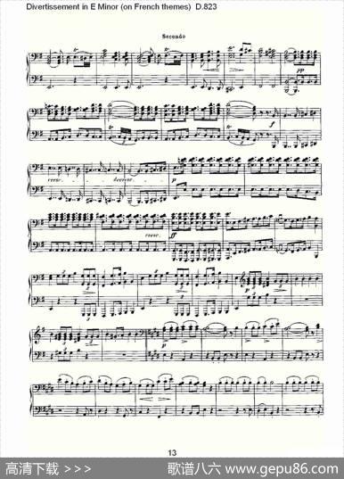 DivertissementinEMinor（onFrenchthemes）