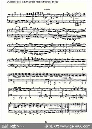 DivertissementinEMinor（onFrenchthemes）