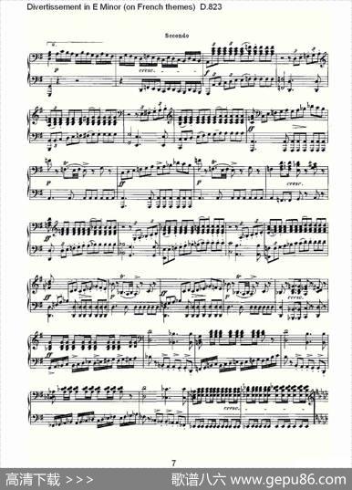 DivertissementinEMinor（onFrenchthemes）