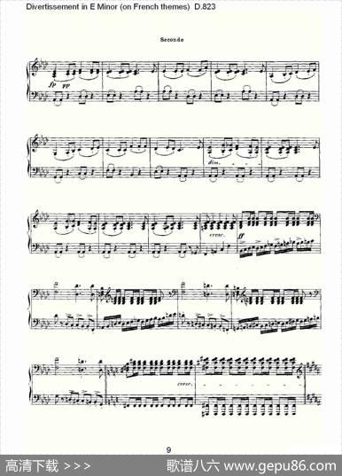 DivertissementinEMinor（onFrenchthemes）
