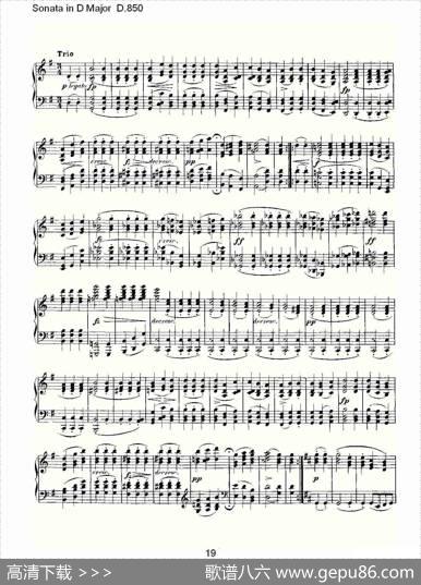 SonatainDMajorD.850（D大调奏鸣曲D.850）