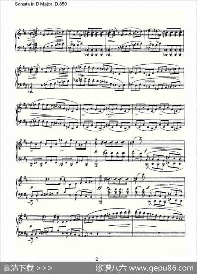 SonatainDMajorD.850（D大调奏鸣曲D.850）