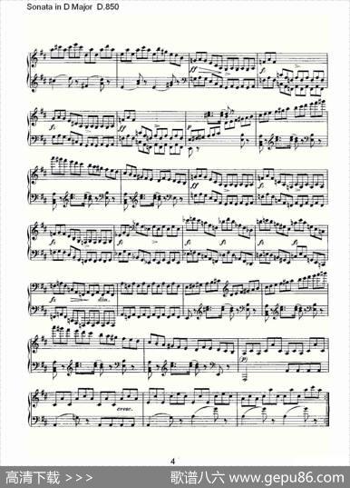 SonatainDMajorD.850（D大调奏鸣曲D.850）