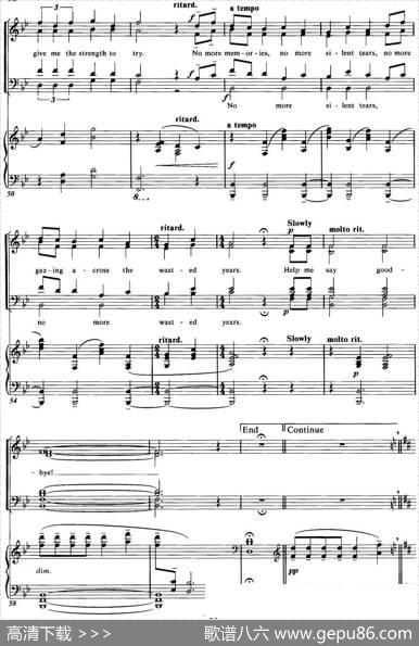 ChoralSuitefromThePhantomoftheOpera（2WISHINGYOUWERESOMEHOWHEREAGAIN、四重奏）