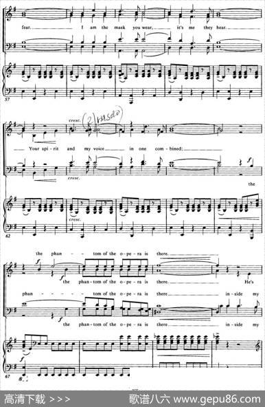 ChoralSuitefromThePhantomoftheOpera（4THEPHANTOMOFTHEOPERA、四重奏）
