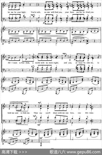 ChoralSuitefromThePhantomoftheOpera（5ALLIASKOFYOU、四重奏）