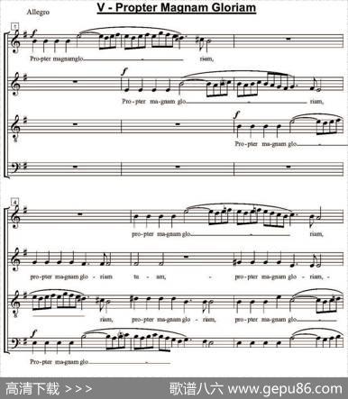 PropterMagnamGloriam（萨克斯四重奏）