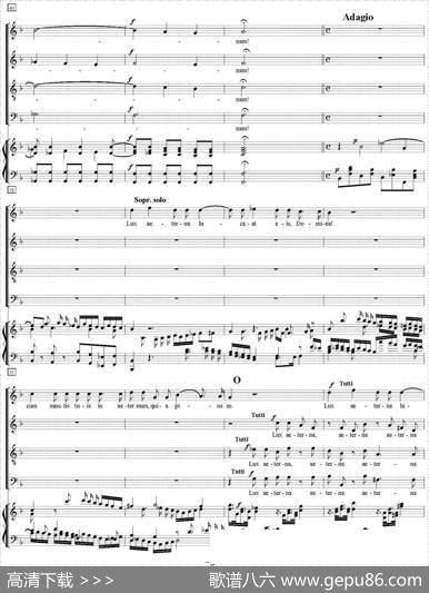 N°12AgnusDei（萨克斯四重奏+钢琴伴奏）