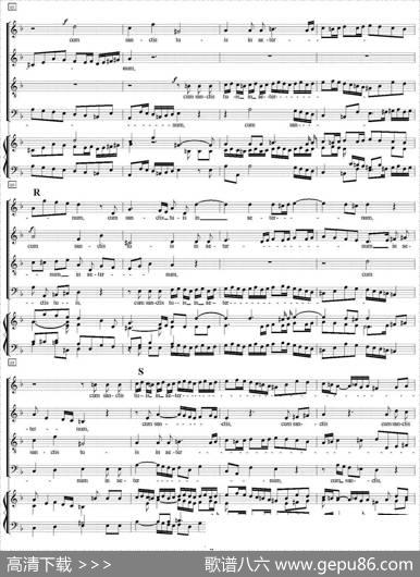 N°12AgnusDei（萨克斯四重奏+钢琴伴奏）