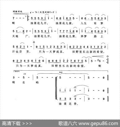油菜花开（鲁小平词李小平曲） - 鲁小平|李小平