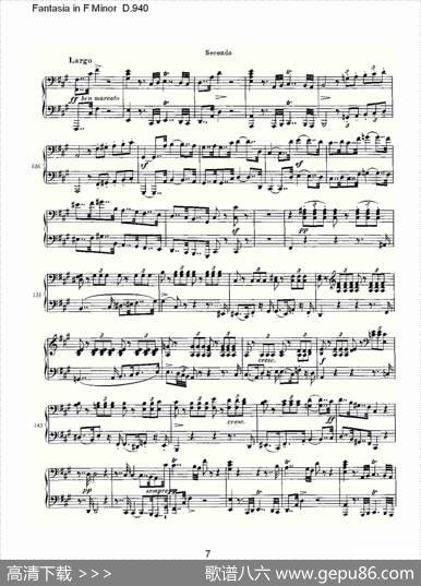 FantasiainFMinorD.940（F小调幻想曲D.940）