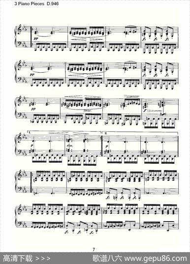 3PianoPiecesD.946（钢琴三联奏D.946）