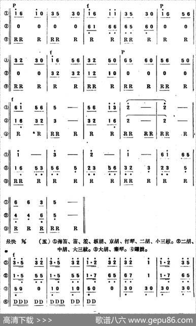 十二夸变奏曲（民乐合奏总谱）|东北民歌、刘乐夫编曲