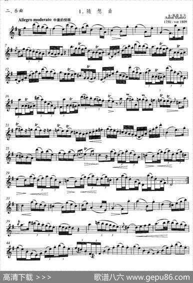 随想曲|A·斯塔米茨